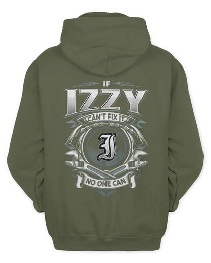 IZZY AP81-K4-626 - Personalized Ahmed Quote Apparel “If Ahmed Can't Fix It, No One Can” - Unisex Hoodie - Military Green