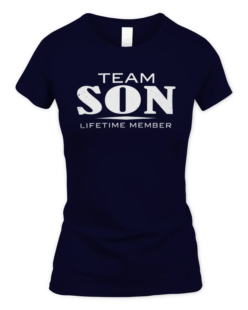 SON BL62-K4-128 - Personalized “Team NAME Lifetime Member” - Women's Standard T-Shirt - Navy