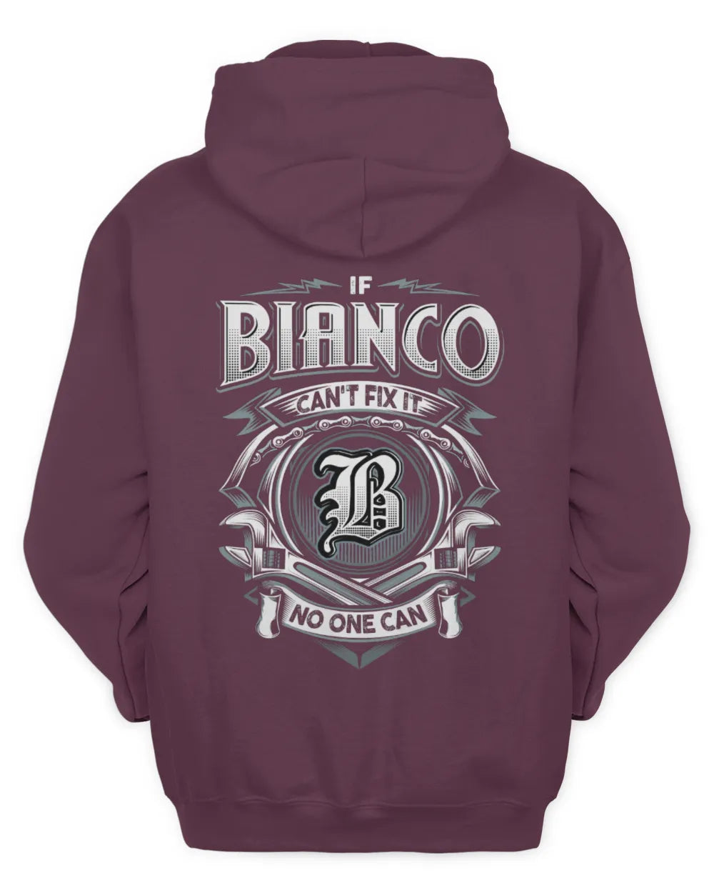 BIANCO AP81-K4-626 - Personalized Ahmed Quote Apparel “If Ahmed Can't Fix It, No One Can” - Unisex Hoodie - Maroon