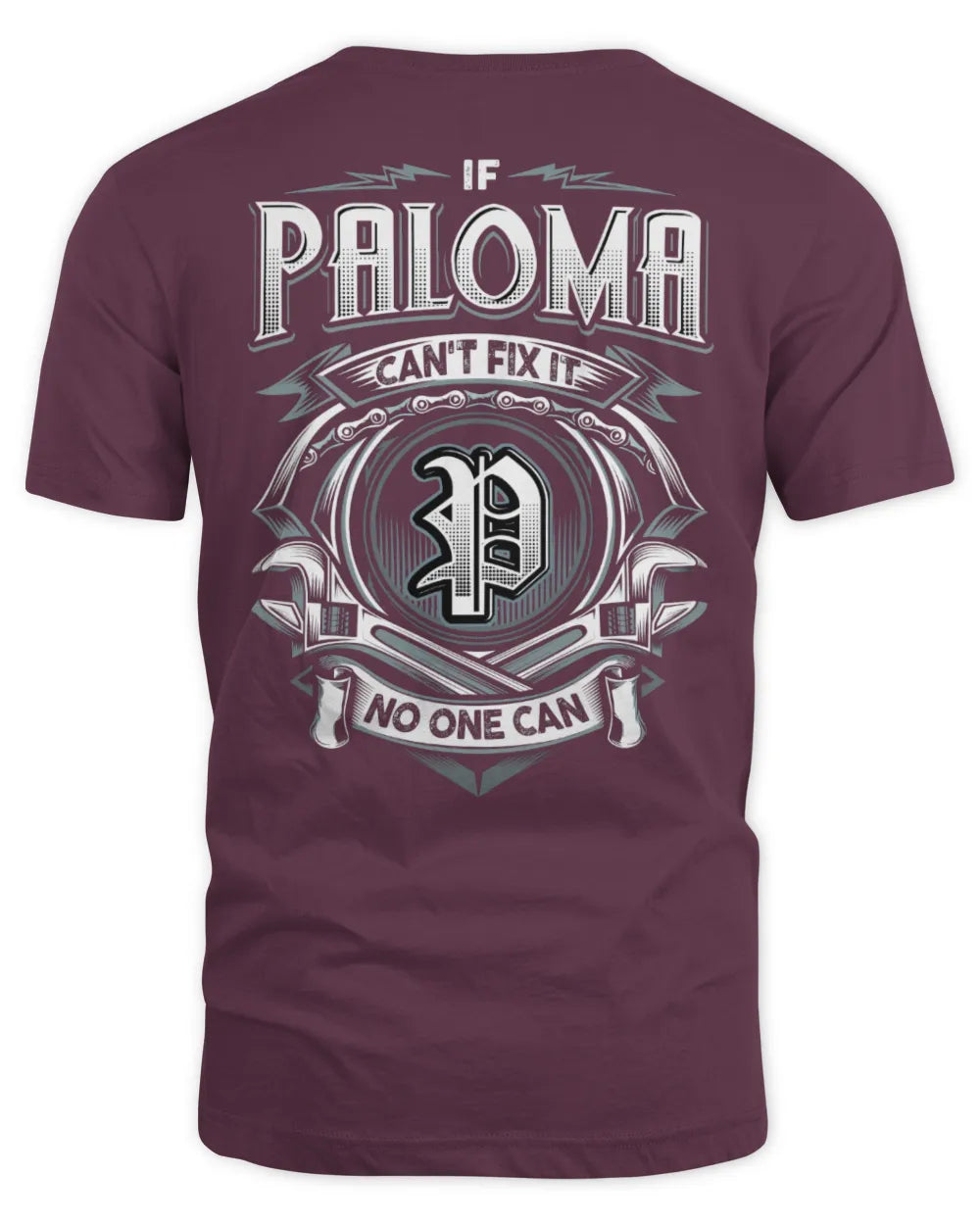 PALOMA AP81-K4-626 - Personalized Ahmed Quote Apparel “If Ahmed Can't Fix It, No One Can” - Unisex Standard T-Shirt - Maroon