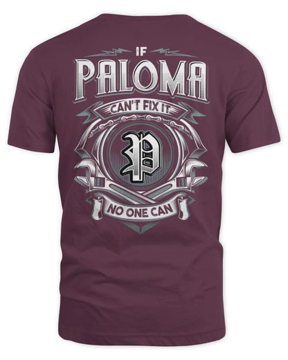 PALOMA AP81-K4-626 - Personalized Ahmed Quote Apparel “If Ahmed Can't Fix It, No One Can” - Unisex Standard T-Shirt - Maroon