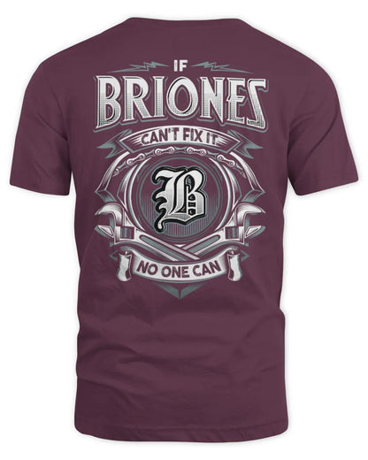 BRIONES AP81-K4-626 - Personalized Ahmed Quote Apparel “If Ahmed Can't Fix It, No One Can” - Unisex Standard T-Shirt - Maroon