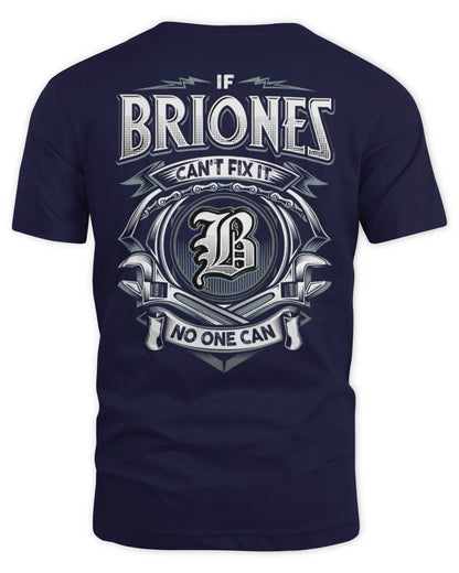 BRIONES AP81-K4-626 - Personalized Ahmed Quote Apparel “If Ahmed Can't Fix It, No One Can” - Unisex Standard T-Shirt - Navy