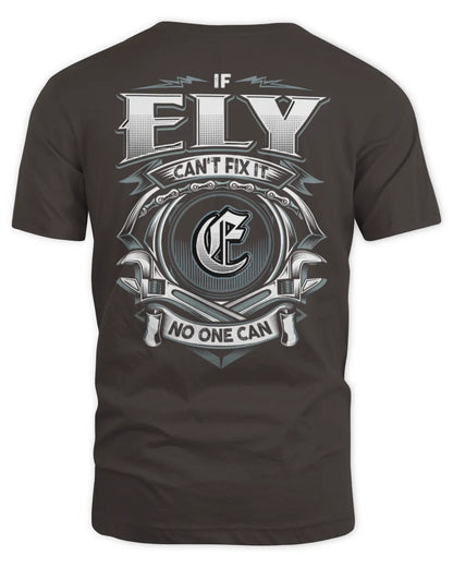 ELY AP81-K4-626 - Personalized Ahmed Quote Apparel “If Ahmed Can't Fix It, No One Can” - Unisex Standard T-Shirt - Dark Chocolate