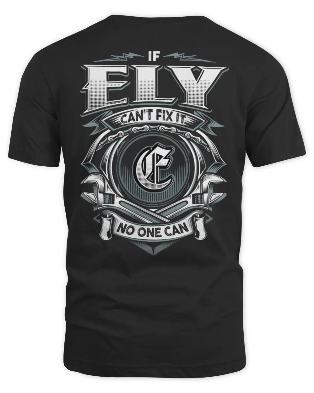 ELY AP81-K4-626 - Personalized Ahmed Quote Apparel “If Ahmed Can't Fix It, No One Can” - Unisex Standard T-Shirt - Black