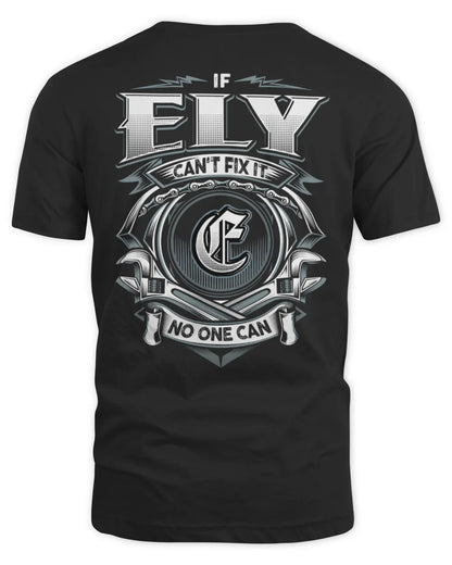 ELY AP81-K4-626 - Personalized Ahmed Quote Apparel “If Ahmed Can't Fix It, No One Can” - Unisex Standard T-Shirt - Black