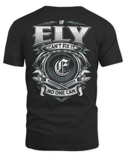 ELY AP81-K4-626 - Personalized Ahmed Quote Apparel “If Ahmed Can't Fix It, No One Can” - Unisex Standard T-Shirt - Black