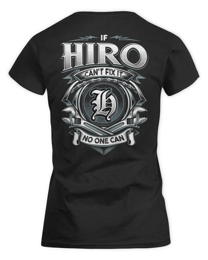 HIRO AP81-K4-626 - Personalized Ahmed Quote Apparel “If Ahmed Can't Fix It, No One Can” - Women's Standard T-Shirt - Black