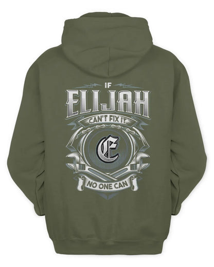 ELIJAH AP81-K4-626 - Personalized Ahmed Quote Apparel “If Ahmed Can't Fix It, No One Can” - Unisex Hoodie - Military Green