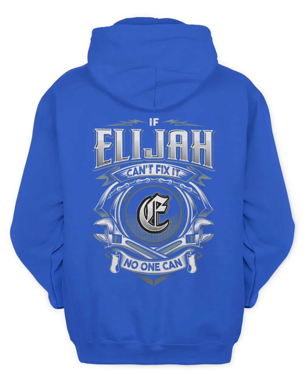 ELIJAH AP81-K4-626 - Personalized Ahmed Quote Apparel “If Ahmed Can't Fix It, No One Can” - Unisex Hoodie - Royal