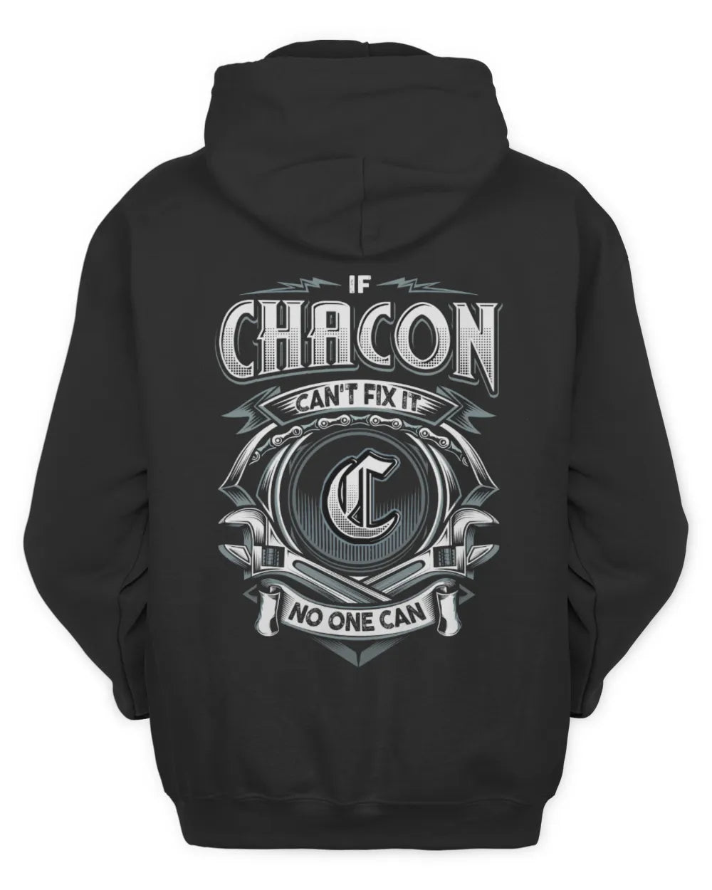CHACON AP81-K4-626 - Personalized Ahmed Quote Apparel “If Ahmed Can't Fix It, No One Can” - Unisex Hoodie - Black
