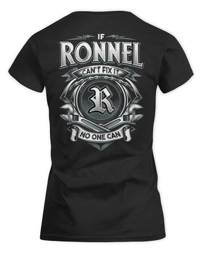 RONNEL AP81-K4-626 - Personalized Ahmed Quote Apparel “If Ahmed Can't Fix It, No One Can” - Women's Standard T-Shirt - Black