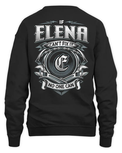 ELENA AP81-K4-626 - Personalized Ahmed Quote Apparel “If Ahmed Can't Fix It, No One Can” - Unisex Sweatshirt - Black