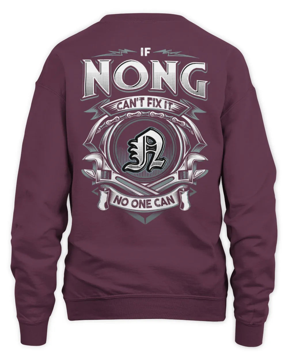 NONG AP81-K4-626 - Personalized Ahmed Quote Apparel “If Ahmed Can't Fix It, No One Can” - Unisex Sweatshirt - Maroon