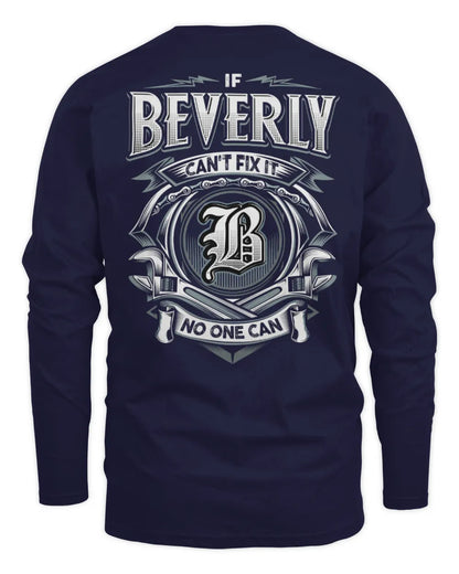 BEVERLY AP81-K4-626 - Personalized Ahmed Quote Apparel “If Ahmed Can't Fix It, No One Can” - Men's Long Sleeved T-Shirt - Navy