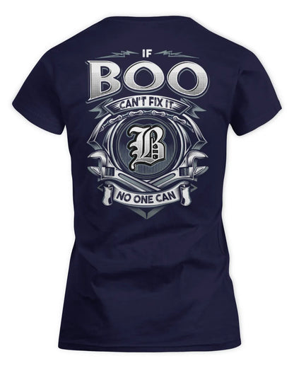 BOO AP81-K4-626 - Personalized Ahmed Quote Apparel “If Ahmed Can't Fix It, No One Can” - Women's Standard T-Shirt - Navy