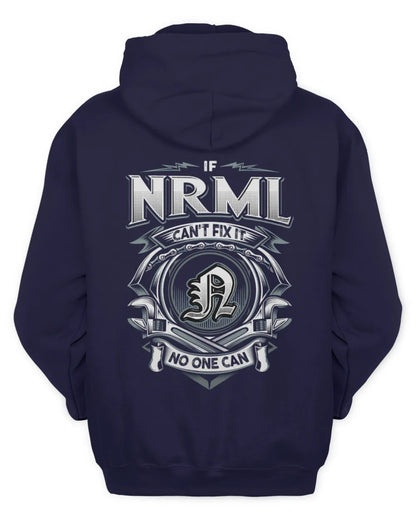 NRML AP81-K4-626 - Personalized Ahmed Quote Apparel “If Ahmed Can't Fix It, No One Can” - Unisex Hoodie - Navy