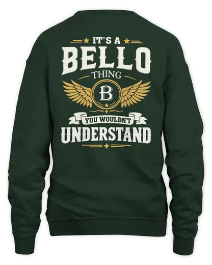 BELLO KT06-M008 It’s a [NAME] Thing – You Wouldn’t Understand | Personalized Vintage T-Shirt - Unisex Sweatshirt - Forest Green