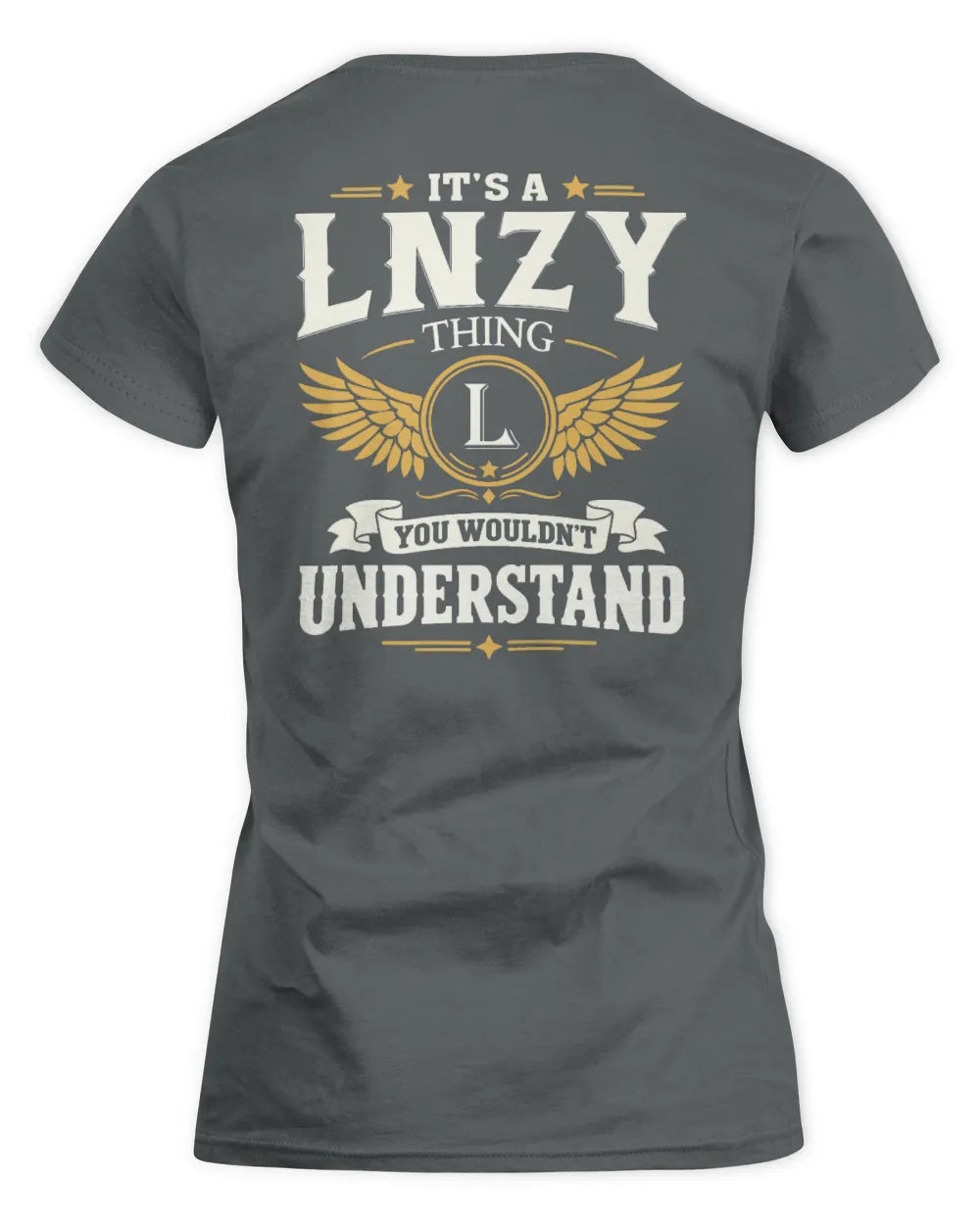 LNZY KT06-M008 It’s a [NAME] Thing – You Wouldn’t Understand | Personalized Vintage T-Shirt - Women's Standard T-Shirt - Charcoal