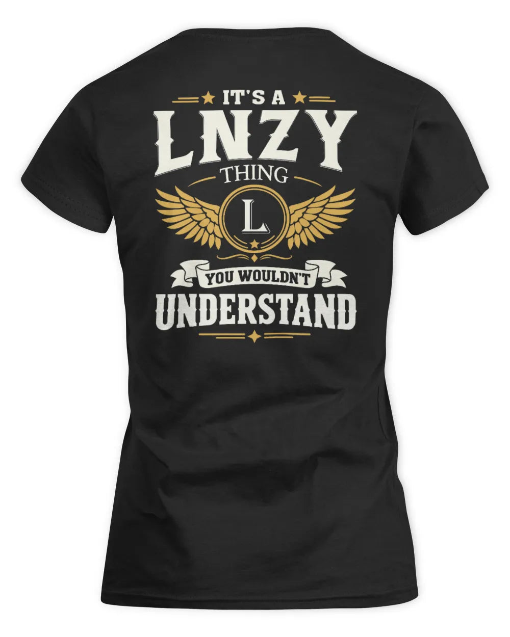 LNZY KT06-M008 It’s a [NAME] Thing – You Wouldn’t Understand | Personalized Vintage T-Shirt - Women's Standard T-Shirt - Black