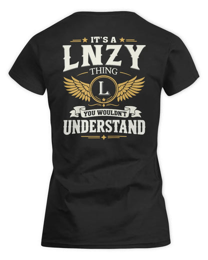 LNZY KT06-M008 It’s a [NAME] Thing – You Wouldn’t Understand | Personalized Vintage T-Shirt - Women's Standard T-Shirt - Black