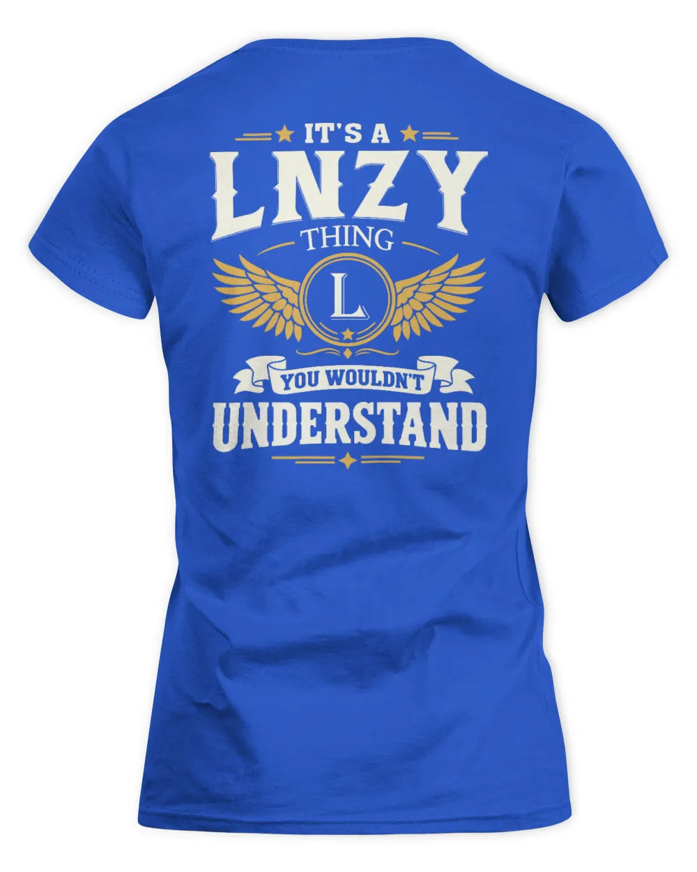 LNZY KT06-M008 It’s a [NAME] Thing – You Wouldn’t Understand | Personalized Vintage T-Shirt - Women's Standard T-Shirt - Royal