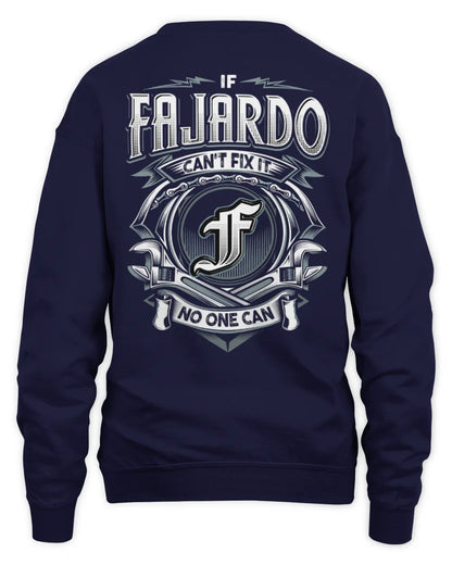 FAJARDO AP81-K4-626 - Personalized Ahmed Quote Apparel “If Ahmed Can't Fix It, No One Can” - Unisex Sweatshirt - Navy