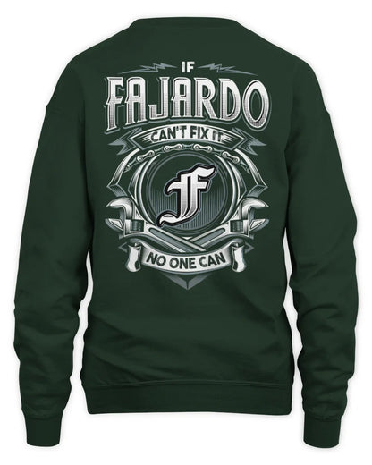 FAJARDO AP81-K4-626 - Personalized Ahmed Quote Apparel “If Ahmed Can't Fix It, No One Can” - Unisex Sweatshirt - Forest Green
