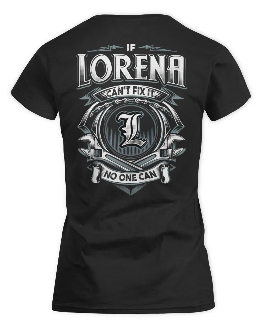 LORENA AP81-K4-626 - Personalized Ahmed Quote Apparel “If Ahmed Can't Fix It, No One Can” - Women's Standard T-Shirt - Black