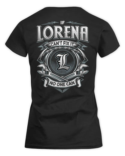 LORENA AP81-K4-626 - Personalized Ahmed Quote Apparel “If Ahmed Can't Fix It, No One Can” - Women's Standard T-Shirt - Black