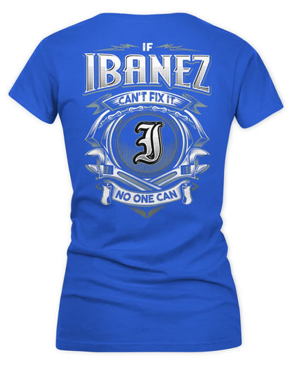IBANEZ AP81-K4-626 - Personalized Ahmed Quote Apparel “If Ahmed Can't Fix It, No One Can” - Women's V-Neck T-Shirt - Royal