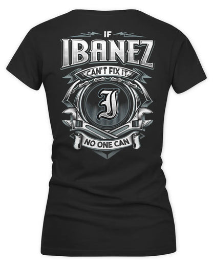 IBANEZ AP81-K4-626 - Personalized Ahmed Quote Apparel “If Ahmed Can't Fix It, No One Can” - Women's V-Neck T-Shirt - Black