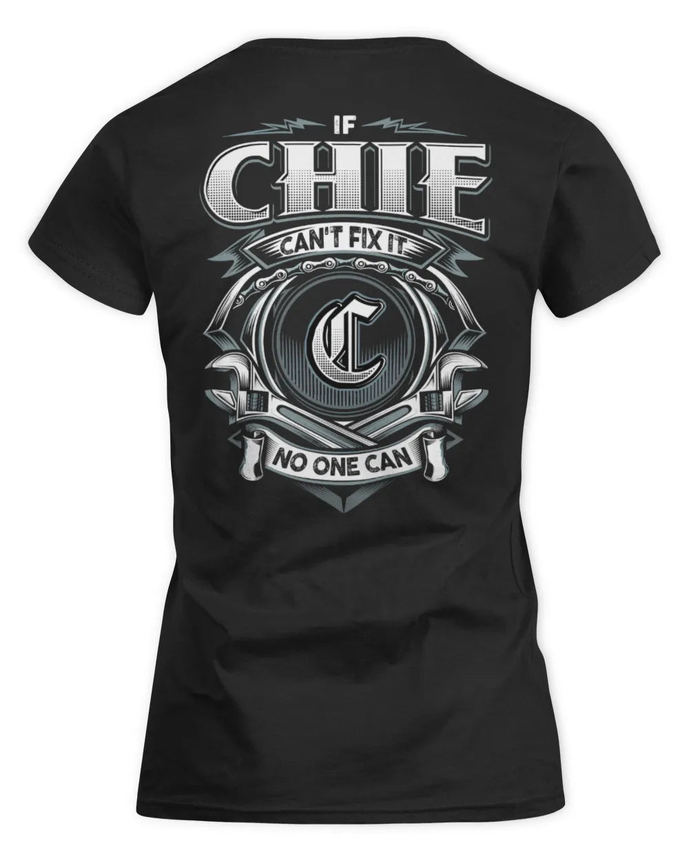 CHIE AP81-K4-626 - Personalized Ahmed Quote Apparel “If Ahmed Can't Fix It, No One Can” - Women's Standard T-Shirt - Black