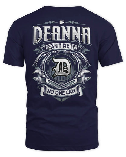 DEANNA AP81-K4-626 - Personalized Ahmed Quote Apparel “If Ahmed Can't Fix It, No One Can” - Unisex Standard T-Shirt - Navy