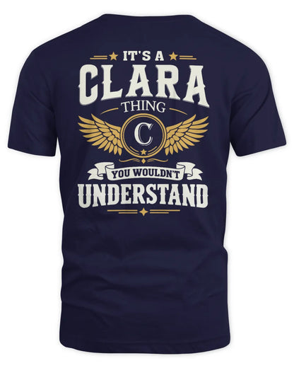 CLARA KT06-M008 It’s a [NAME] Thing – You Wouldn’t Understand | Personalized Vintage T-Shirt - Unisex Standard T-Shirt - Navy