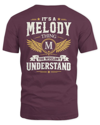 MELODY KT06-M008 It’s a [NAME] Thing – You Wouldn’t Understand | Personalized Vintage T-Shirt - Unisex Standard T-Shirt - Maroon