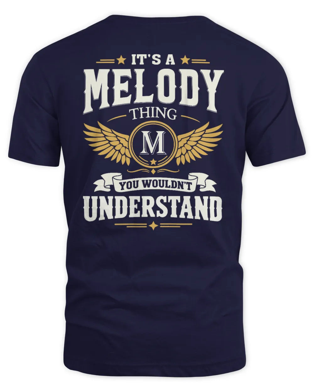 MELODY KT06-M008 It’s a [NAME] Thing – You Wouldn’t Understand | Personalized Vintage T-Shirt - Unisex Standard T-Shirt - Navy