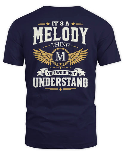 MELODY KT06-M008 It’s a [NAME] Thing – You Wouldn’t Understand | Personalized Vintage T-Shirt - Unisex Standard T-Shirt - Navy