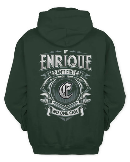 ENRIQUE AP81-K4-626 - Personalized Ahmed Quote Apparel “If Ahmed Can't Fix It, No One Can” - Unisex Hoodie - Forest Green