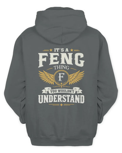 FENG KT06-M008 It’s a [NAME] Thing – You Wouldn’t Understand | Personalized Vintage T-Shirt - Unisex Hoodie - Charcoal