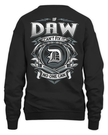 DAW AP81-K4-626 - Personalized Ahmed Quote Apparel “If Ahmed Can't Fix It, No One Can” - Unisex Sweatshirt - Black