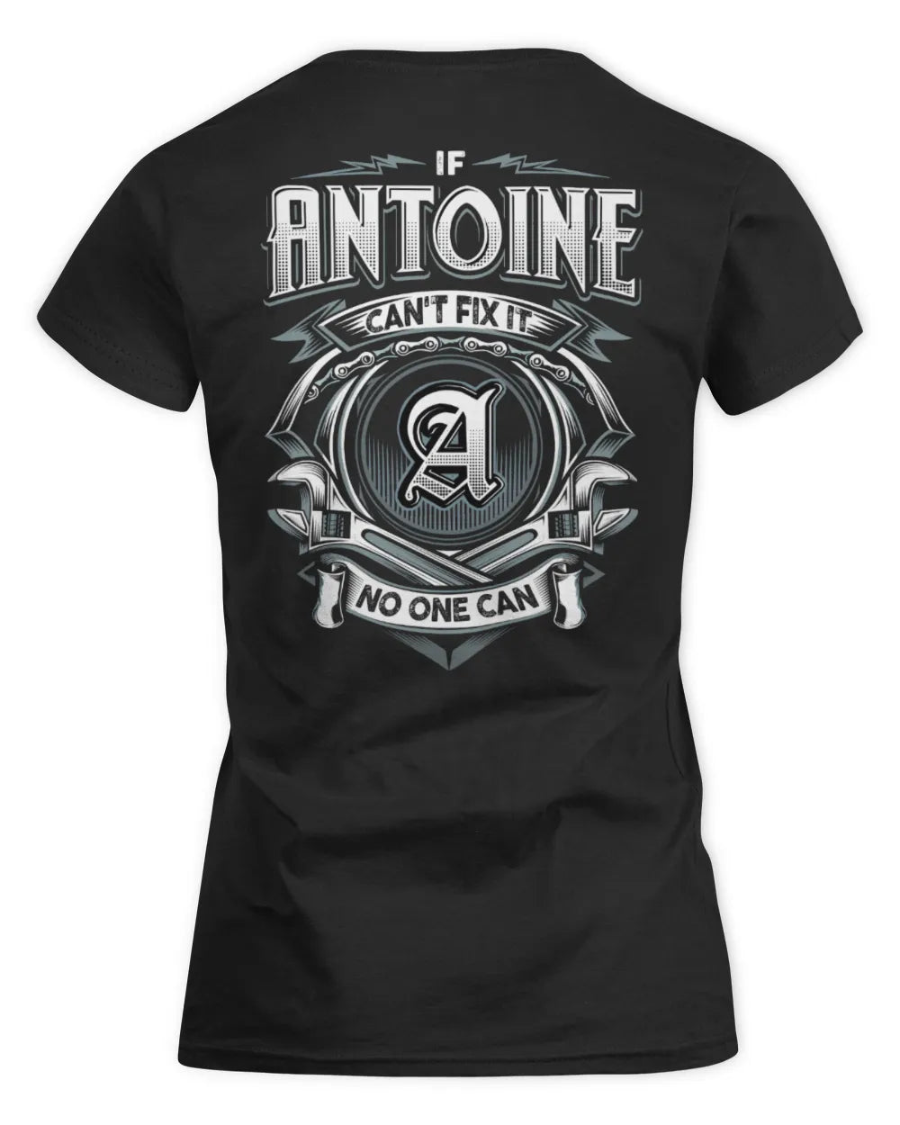 ANTOINE AP81-K4-626 - Personalized Ahmed Quote Apparel “If Ahmed Can't Fix It, No One Can” - Women's Standard T-Shirt - Black