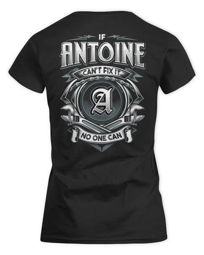 ANTOINE AP81-K4-626 - Personalized Ahmed Quote Apparel “If Ahmed Can't Fix It, No One Can” - Women's Standard T-Shirt - Black