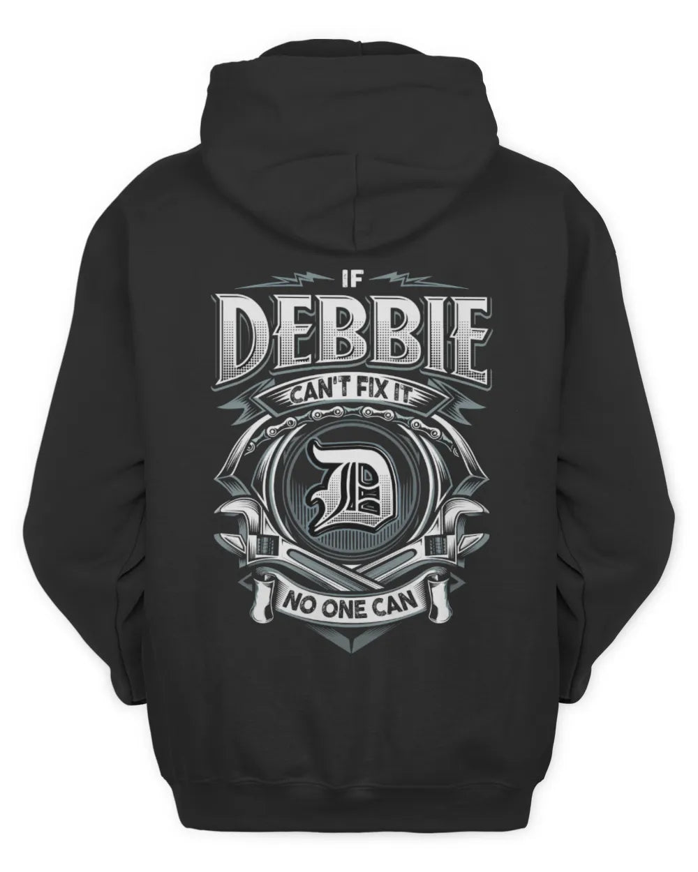 DEBBIE AP81-K4-626 - Personalized Ahmed Quote Apparel “If Ahmed Can't Fix It, No One Can” - Unisex Hoodie - Black
