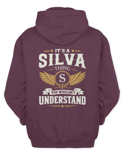 SILVA KT06-M008 It’s a [NAME] Thing – You Wouldn’t Understand | Personalized Vintage T-Shirt - Unisex Hoodie - Maroon