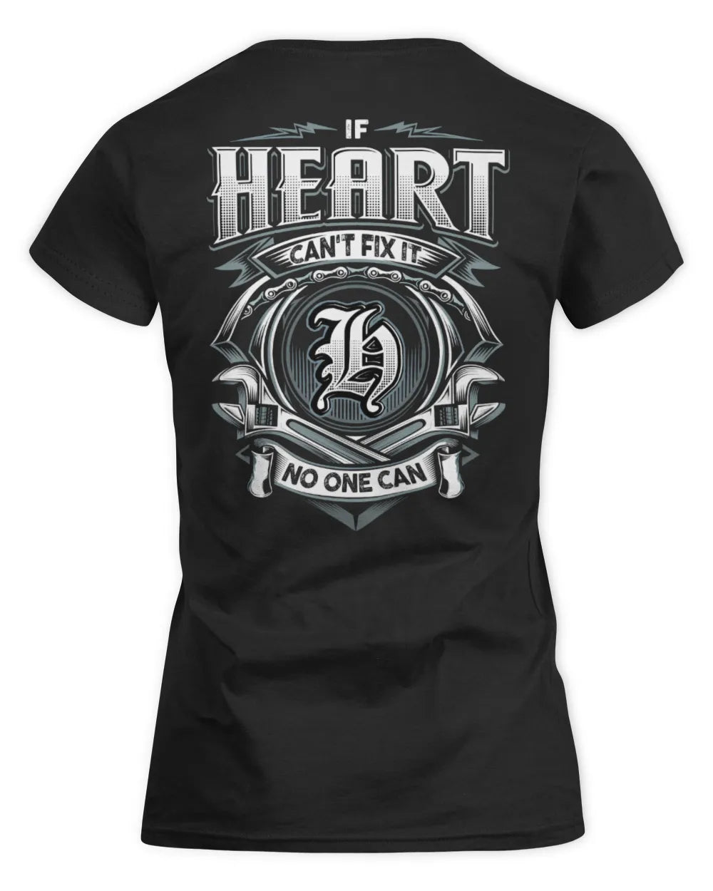 HEART AP81-K4-626 - Personalized Ahmed Quote Apparel “If Ahmed Can't Fix It, No One Can” - Women's Standard T-Shirt - Black
