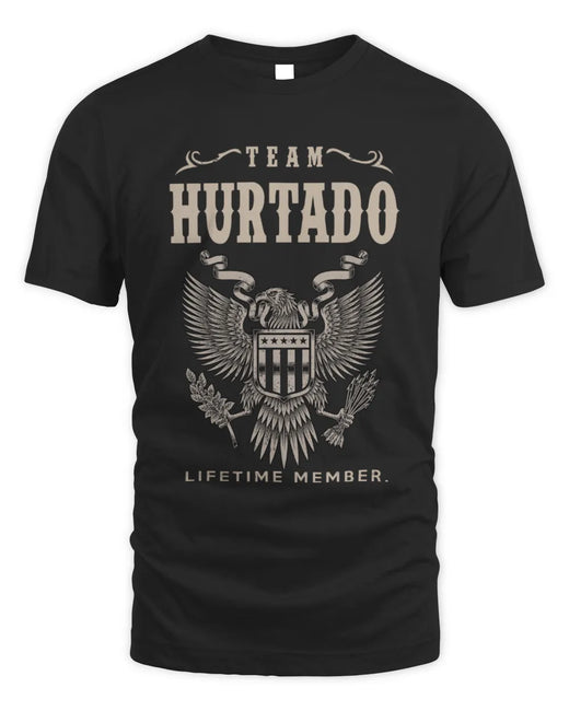 HURTADO TP06-K82 – Personalized Classic Style Apparel “Team NAME Lifetime Member”