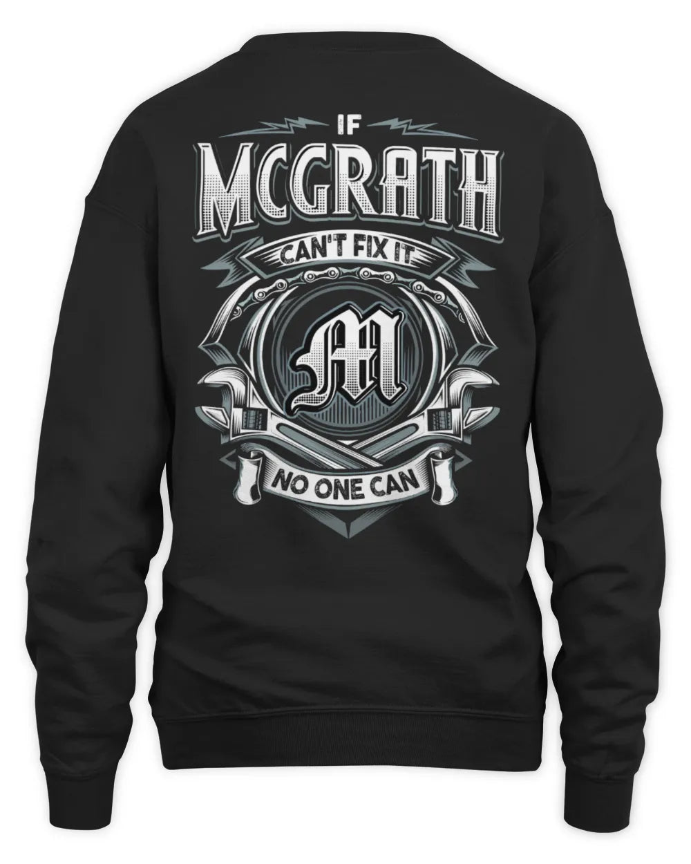 MCGRATH AP81-K4-626 - Personalized Ahmed Quote Apparel “If Ahmed Can't Fix It, No One Can” - Unisex Sweatshirt - Black