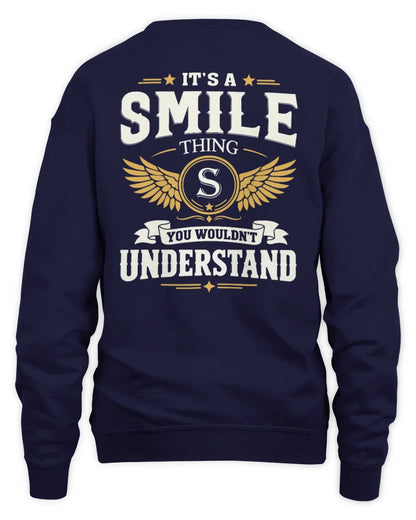 SMILE KT06-M008 It’s a [NAME] Thing – You Wouldn’t Understand | Personalized Vintage T-Shirt - Unisex Sweatshirt - Navy