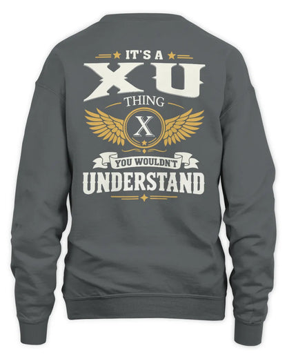 XU KT06-M008 It’s a [NAME] Thing – You Wouldn’t Understand | Personalized Vintage T-Shirt - Unisex Sweatshirt - Charcoal